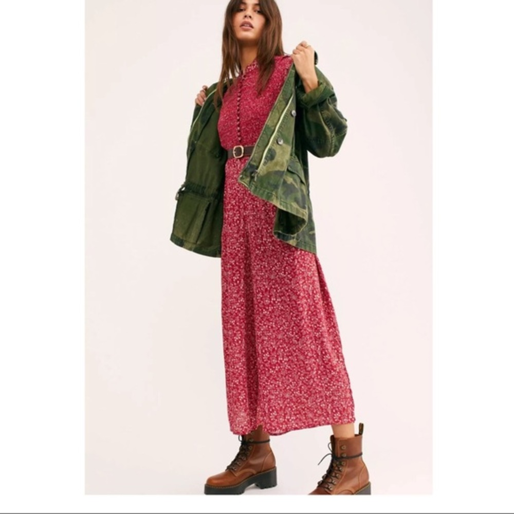 FREE PEOPLE SAINT HELENA SHANGRI PRINTED JUMPSUIT large - Picture 1 of 9